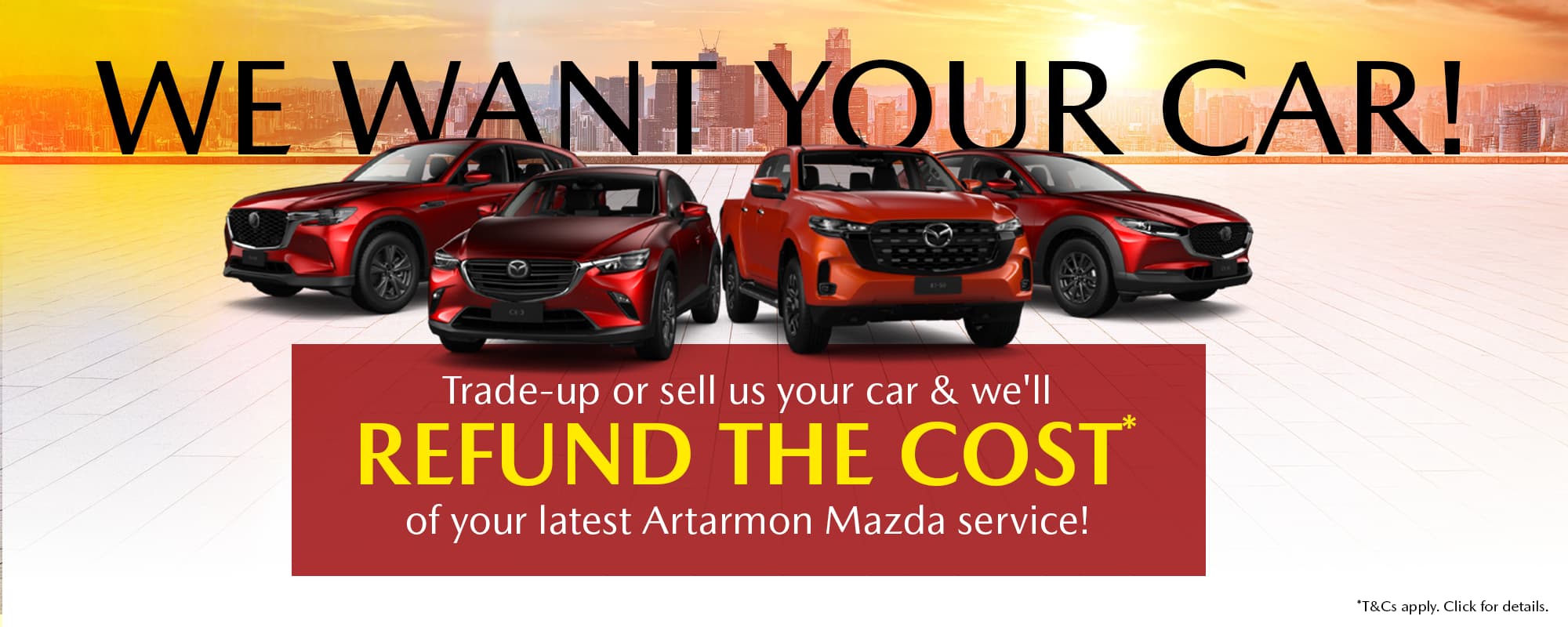 We Want Your Car